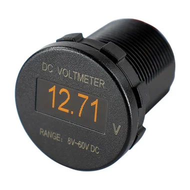Voltmètre OLED Sea-Dog – Rond