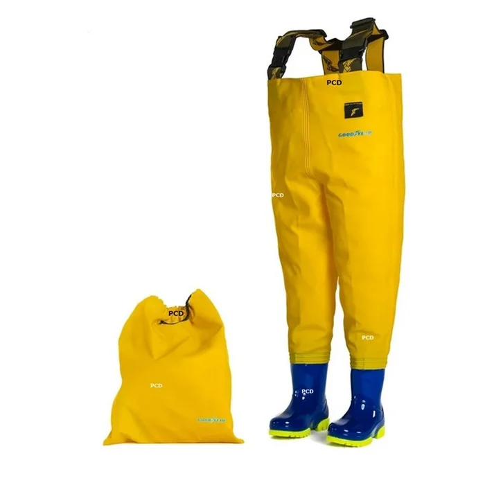Waders Enfant Kidsplay Jaune Bottes Marin Good Year