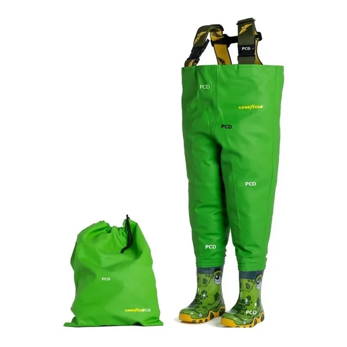 Waders Enfant Kidsplay Vert Clair Bottes Croco Good Year