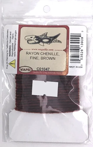Wapsi Rayon Chenille Fine – Marron
