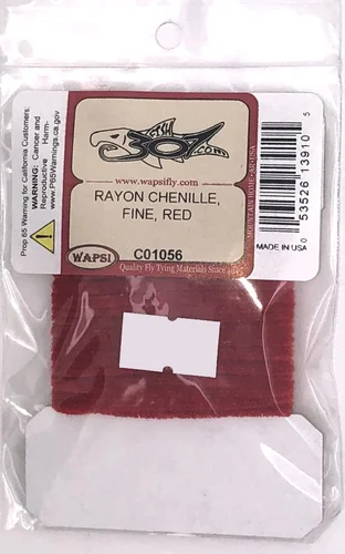 Wapsi Rayon Chenille Fine – Rouge