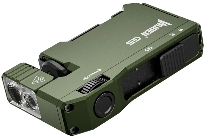 WBNG5G – WUBEN G5 Lampe EDC Modulaire 400lm Rechargeable USB-C VERT ARMEE
