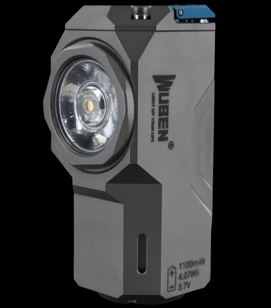 WBNX0G – WUBEN X0 Lampe Coudée d’EDC Lightok 1100lm Titane