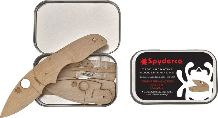 WDKIT2 – Spyderco Kit en bois C230 Lil’ Native