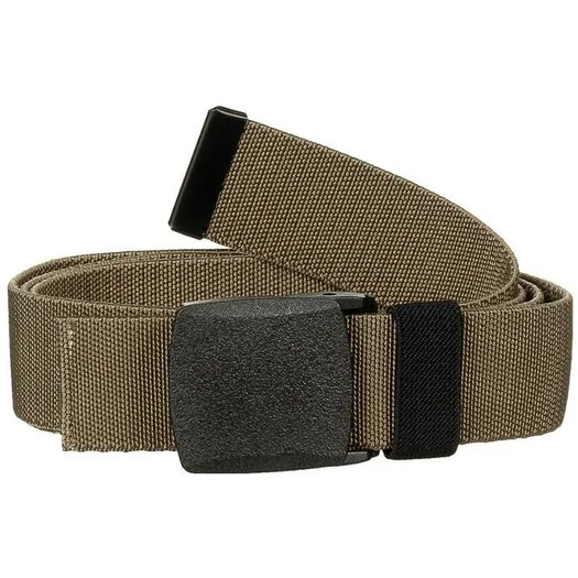 Web Belt, « Tactical Elastic », coyote tan, max length 140cm