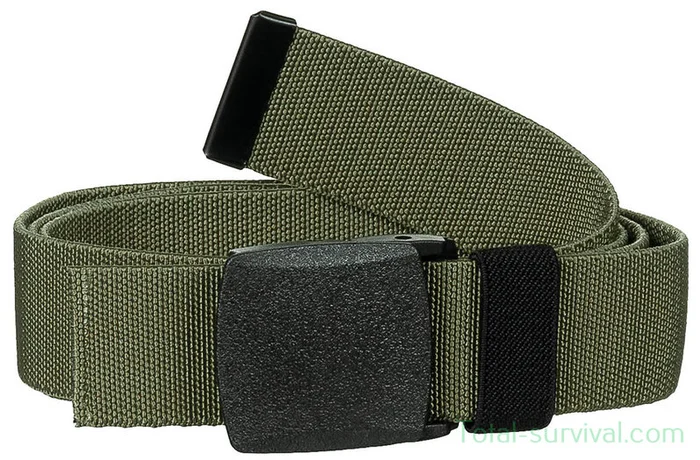 Web Belt, « Tactical Elastic », OD green, max length 140cm