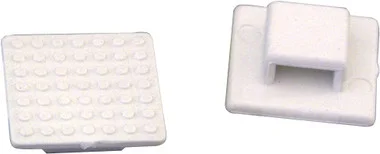 Weld Mount attaches de fil at-3, petit paquet de 50 blanc
