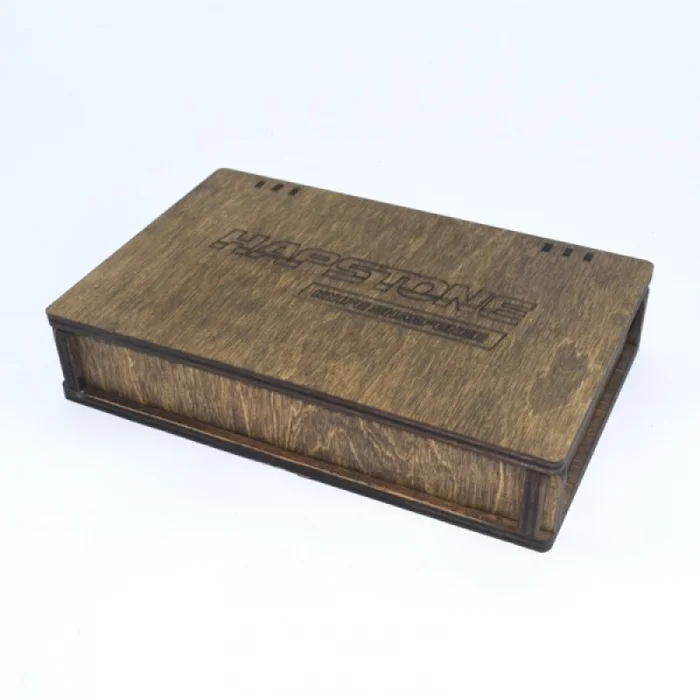 WOODSTONECASE6 – Hapstone Boite rangement 6 pierres