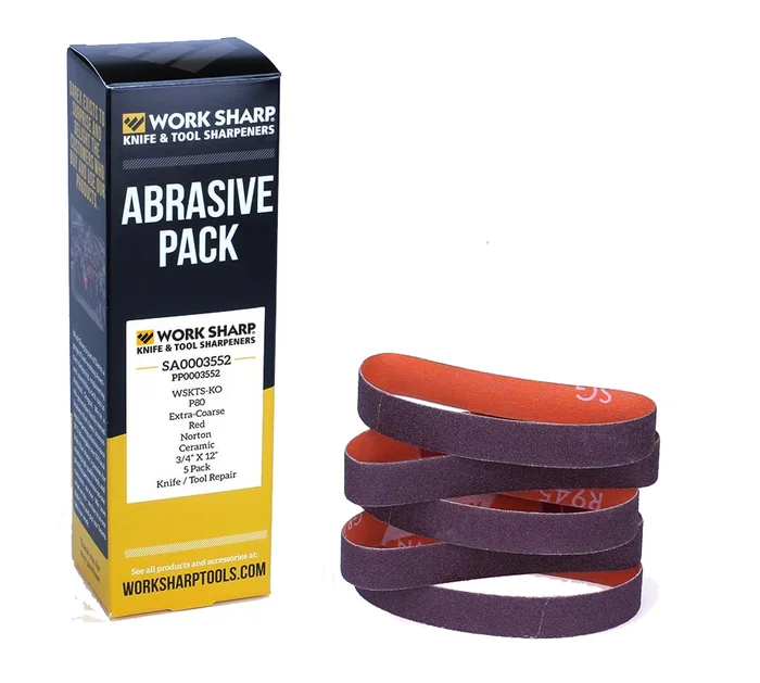 WS3552 – Worksharp Pack de 5 bandes P80 pour WSK1