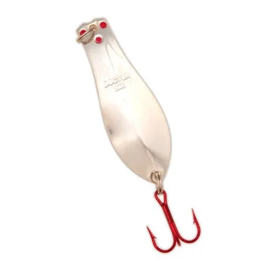 Yellow Bird – Cuillère Docteur Premium avec hameçons rouges LazerSharp en nickel (PM101) – 3,75″ 5/8oz