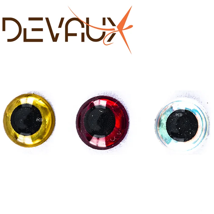 YEUX DEVAUX 3D HOLOGRAPHIQUES 6.3MM