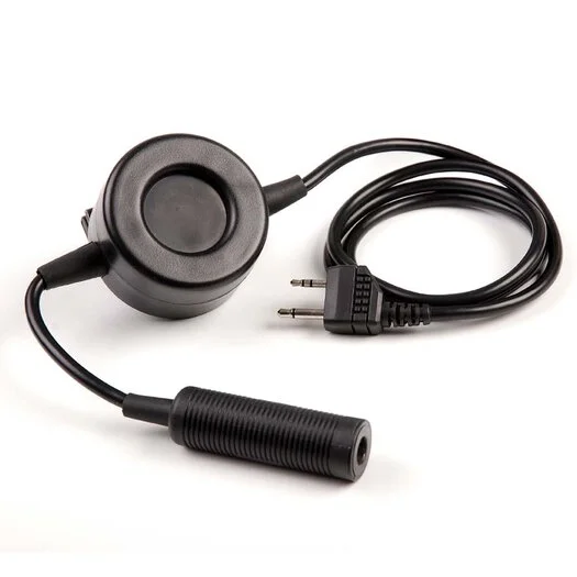 Z-Tactical Z114 Midland / Nato jack P.T.T. adaptateur de casque Connecteur 2-pin